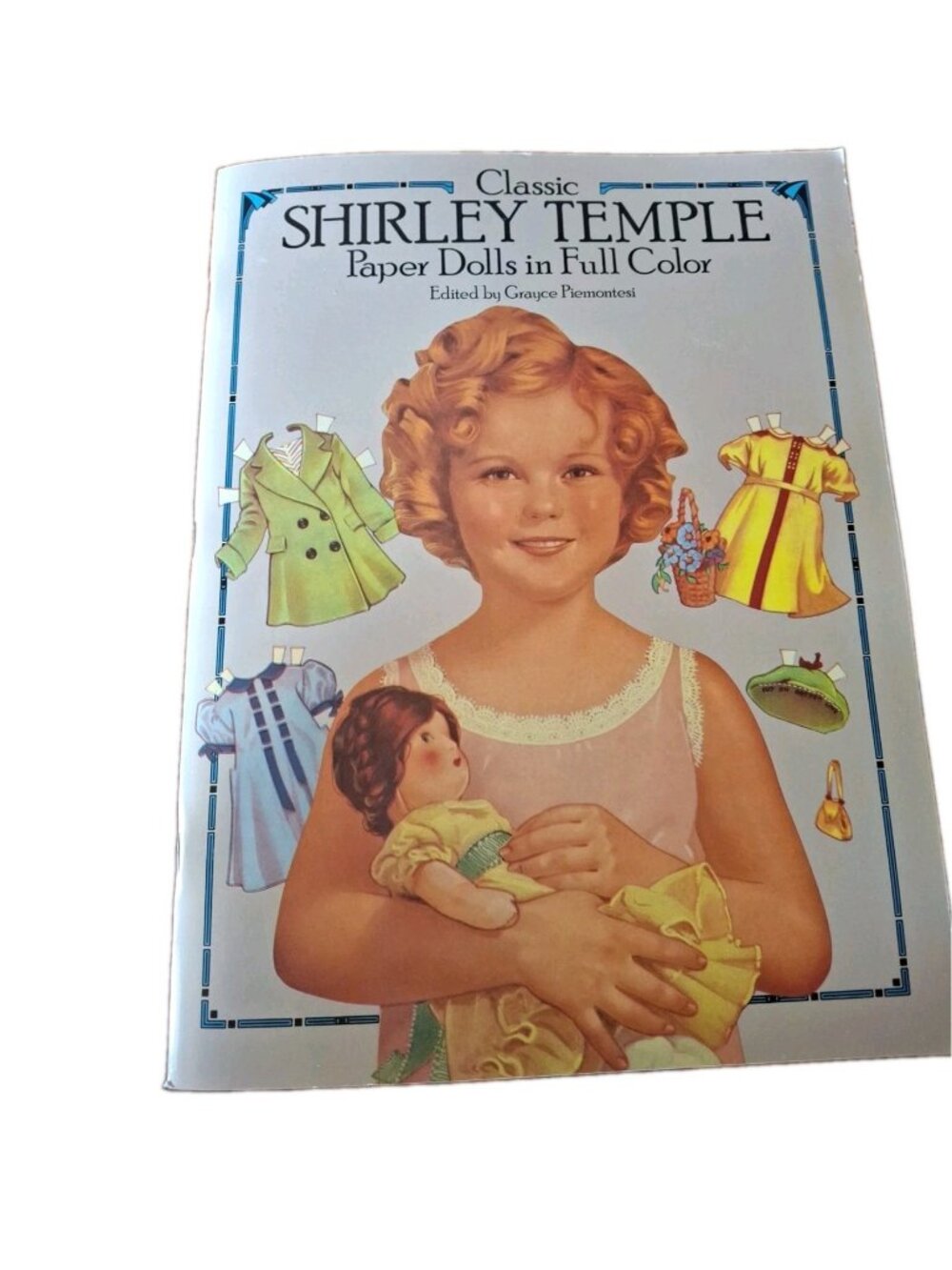 1986 Vtg Paper Dolls CLASSIC SHIRLEY TEMPLE  in Full Color -UNCUT